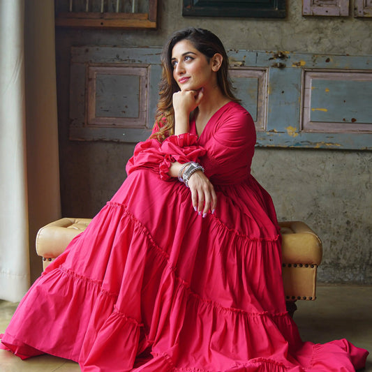 Amara Radiance Belted Dress