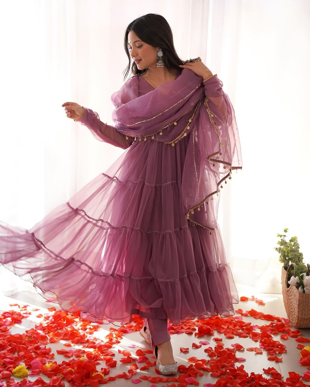 Soft Haze Georgette Ensemble