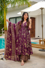 Mauve Screen Print Set