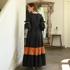 Smoky Rust Tier Dress