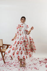 Crimson Petal Suit Ensemble