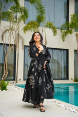 Shadow Grace Black Cotton Set