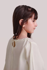 Girls Printed Kurta Trousers Combo