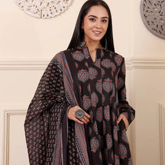 Luminous Noir Cotton Ensemble