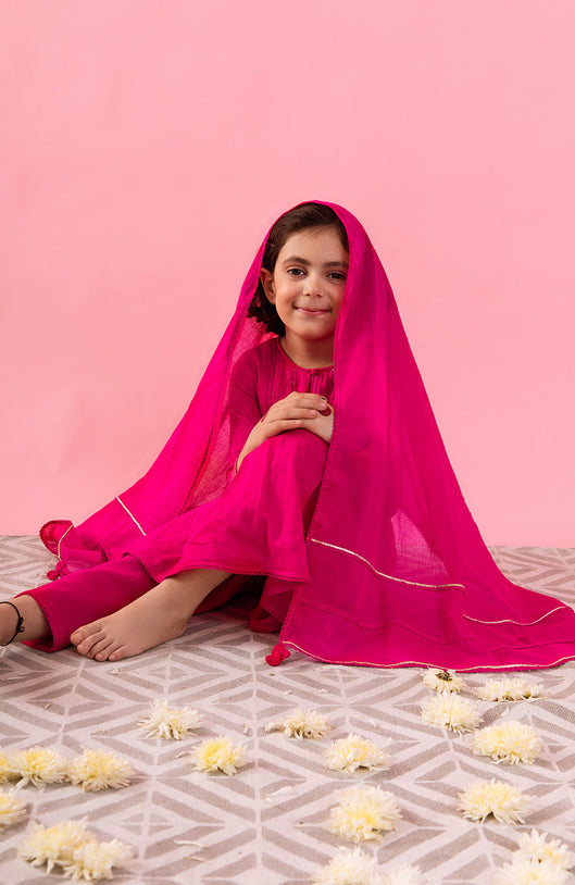 Pink Majesty Anarkali Set