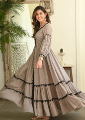 Dusky Delight Cotton Dress