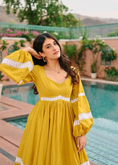 Radiant Marigold Dress