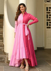 Pink Harmony Cotton Dress