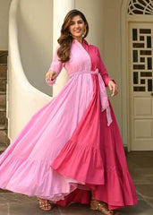 Pink Harmony Cotton Dress