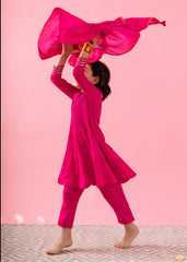 Pink Majesty Anarkali Set