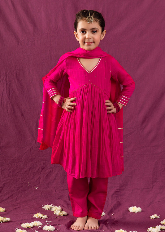 Rani Draped Anarkali Ensemble