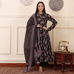 Luminous Noir Cotton Ensemble