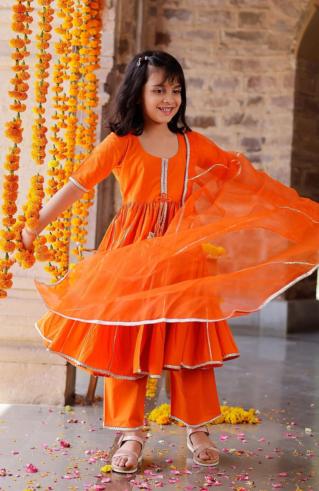 Pure Cotton Gota Suit Set
