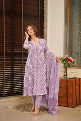 Serene Lavender Cotton Set