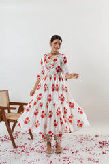 Crimson Petal Suit Ensemble