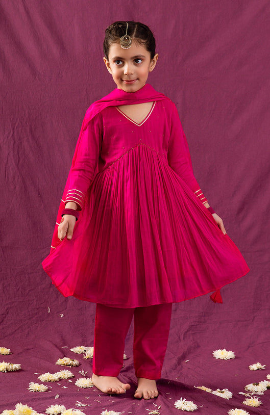 Rani Draped Anarkali Ensemble
