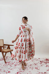 Crimson Petal Suit Ensemble