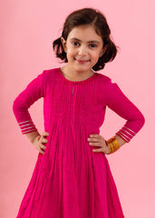 Pink Majesty Anarkali Set