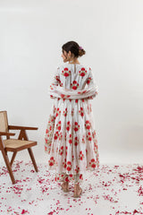 Crimson Petal Suit Ensemble