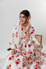 Crimson Petal Suit Ensemble