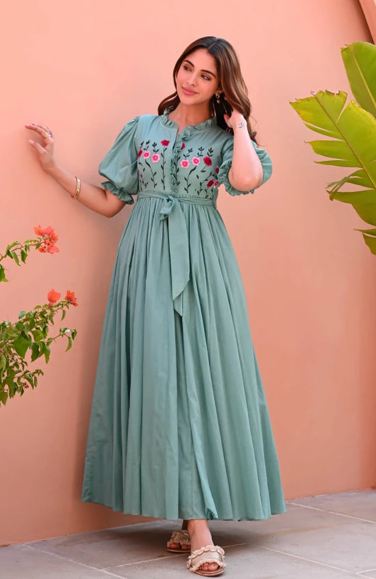 Aqua Ruh Cotton Dress