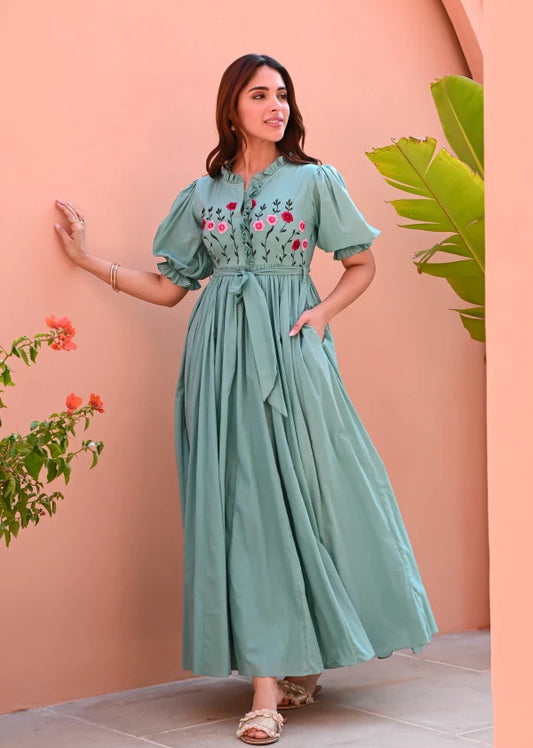 Aqua Ruh Cotton Dress