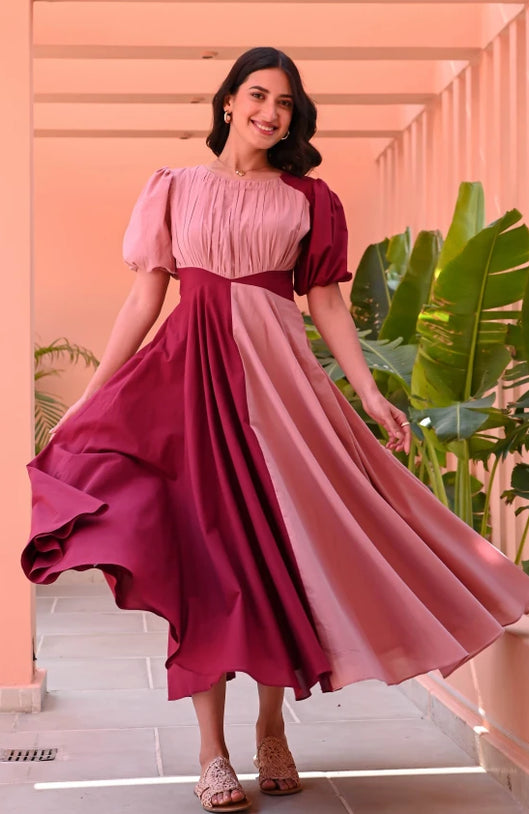 Blush Tango Cotton Dress