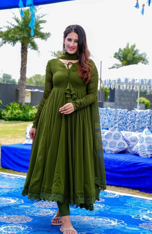 Olivara Anarkali Set