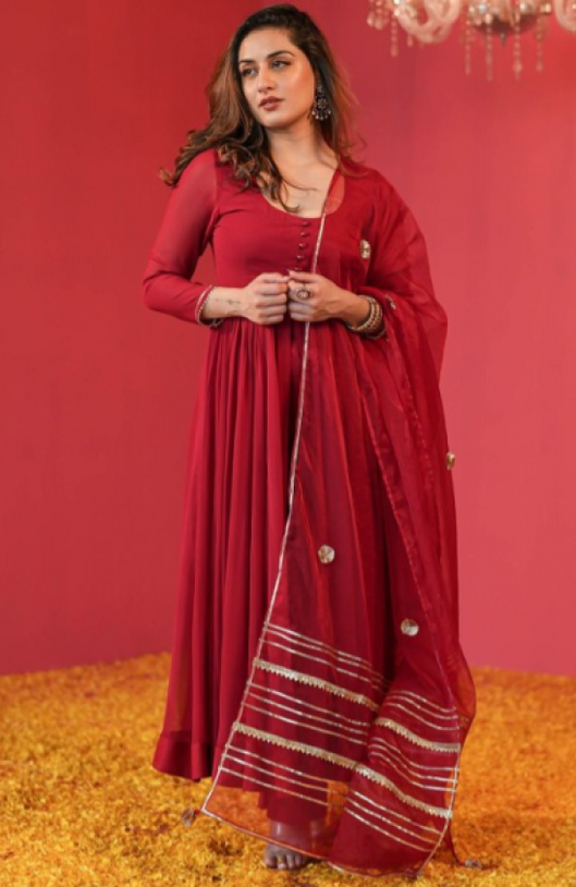 Maroon Aura Suit Set