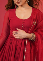 Maroon Aura Suit Set