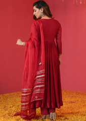 Maroon Aura Suit Set