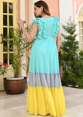 Colorwave Ethnic Maxi