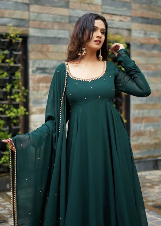 Evergreen Charm Gown