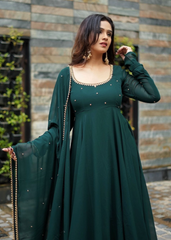 Evergreen Charm Gown