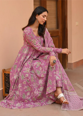 Floral Anarkali Set