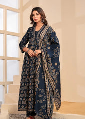 Indigo Skin Printed  Cotton Set