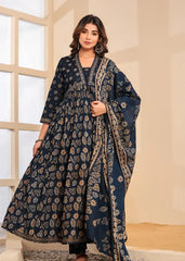 Indigo Skin Printed  Cotton Set