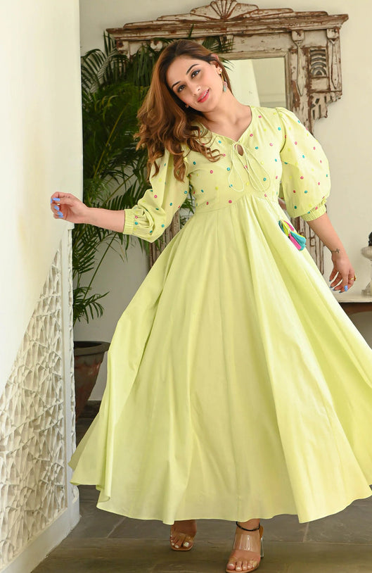 Boho Carnival Cotton Dress