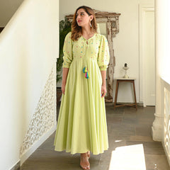 Boho Carnival Cotton Dress