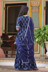 Rani Angrakha Sharara Set