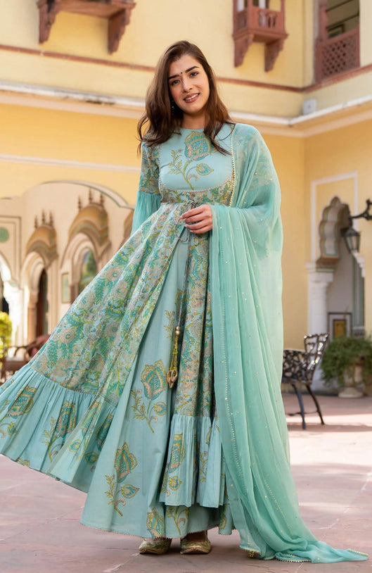 Mint Breeze Cotton Set
