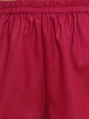 Maroon Motif Elegance Set
