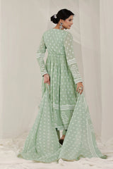 Mint Blossom Anarkali