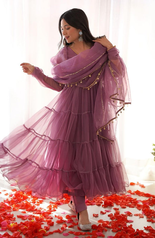 Soft Haze Georgette Ensemble