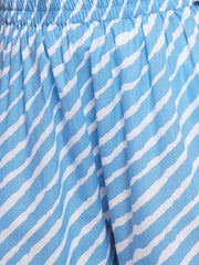 Ocean Blue Ethnic Mini Kurta Set