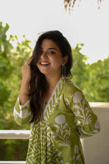 Liora Green Cotton Set