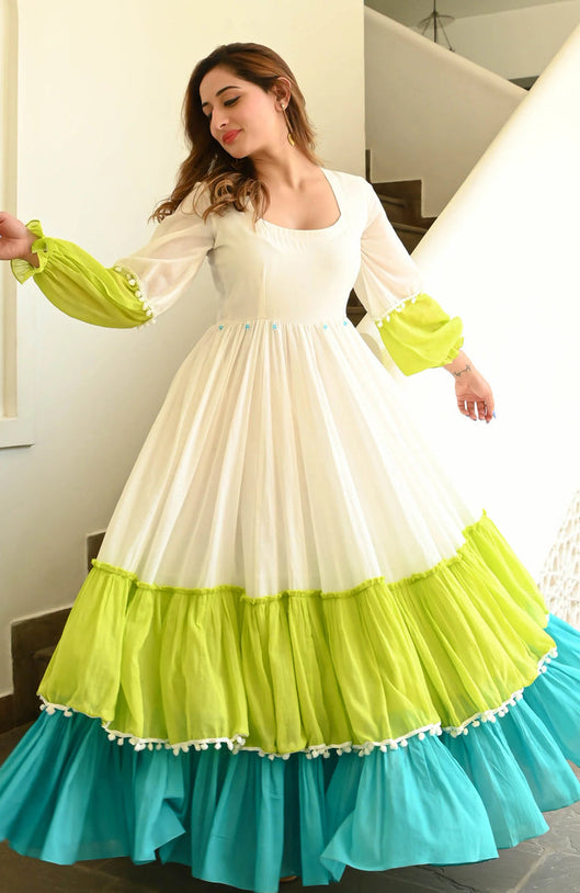 Mint Mist Cotton Dress