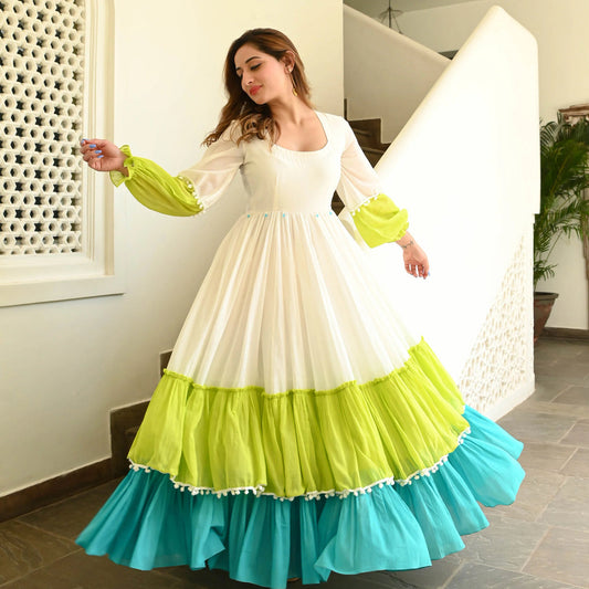 Mint Mist Cotton Dress