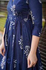 Blue Haze Cotton Suit Set