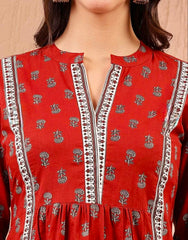 Red Disigner top